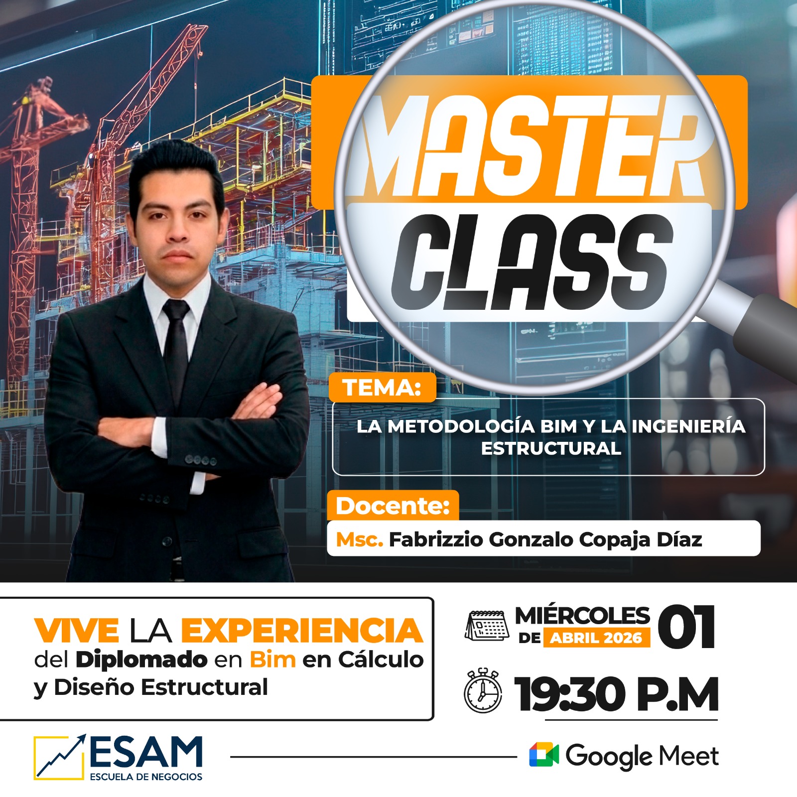 Portada del evento LA METODOLOGÍA BIM Y LA INGENIERÍA ESTRUCTURAL