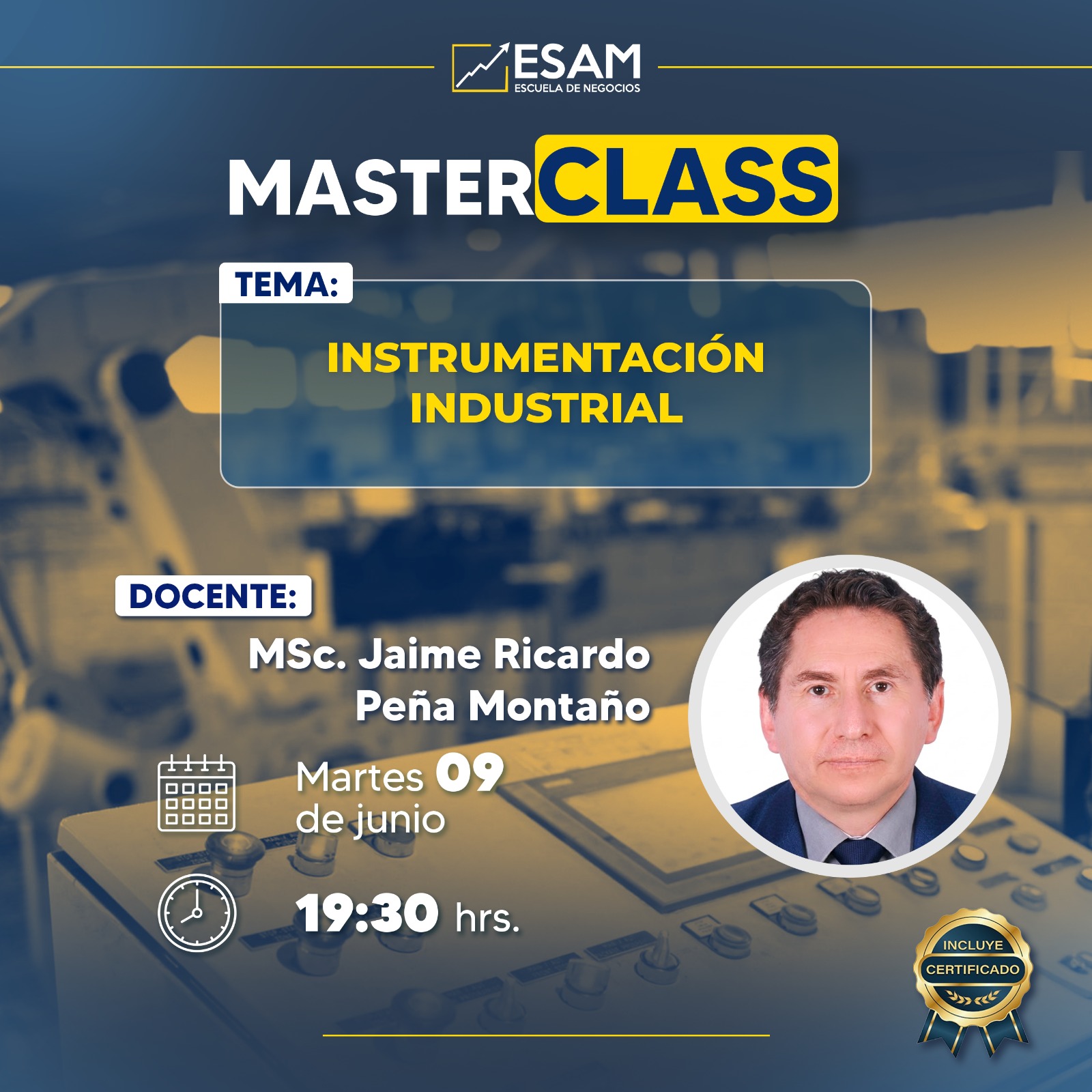 Portada del evento INSTRUMENTACION INDUSTRIAL