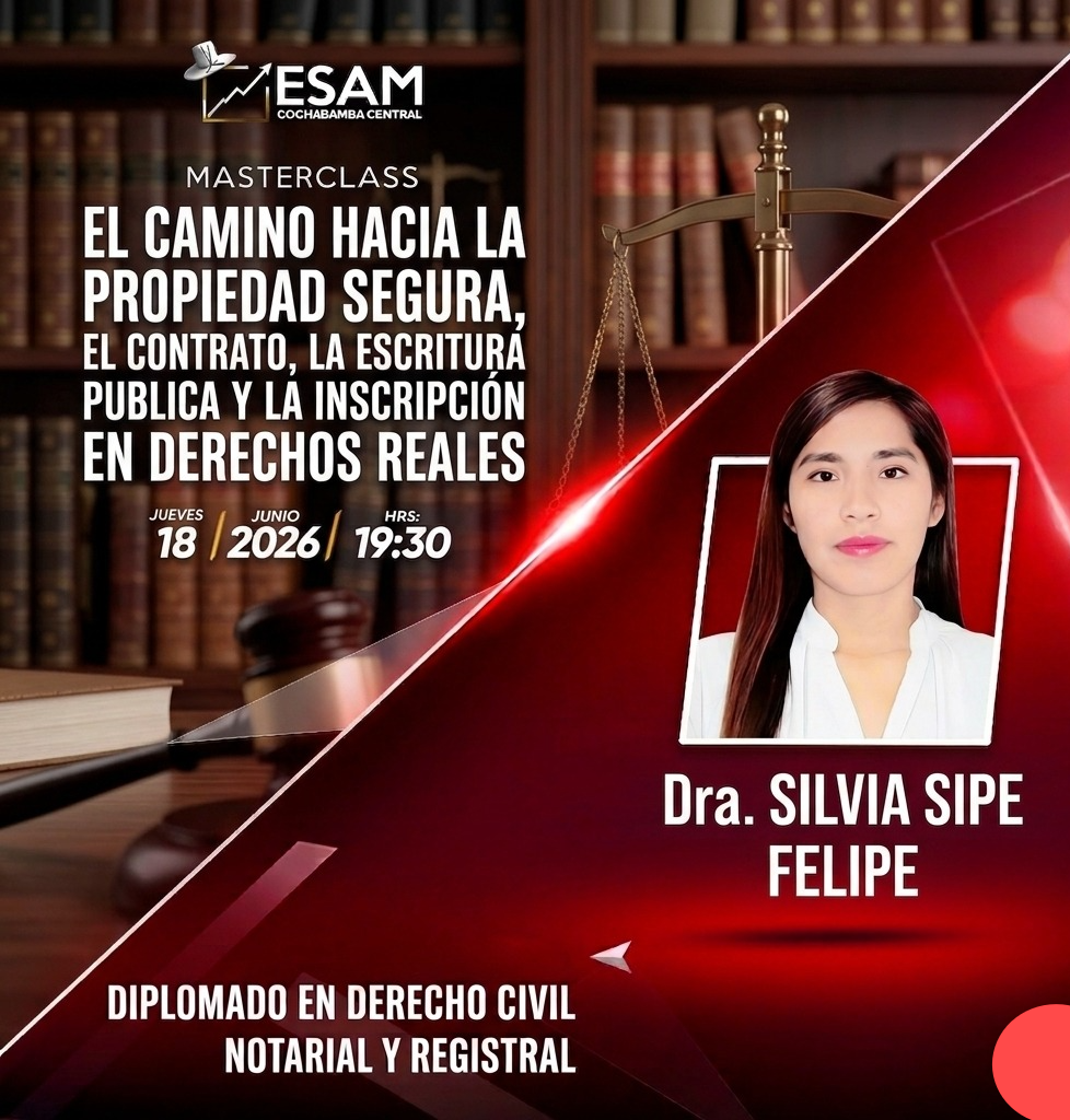 Imagen del evento EL CAMINO HACIA LA PROPIEDAD SEGURA. EL CONTRATO, LA ESCRITURA PUBLICA Y LA INSCRIPCION EN DERECHOS REALES
