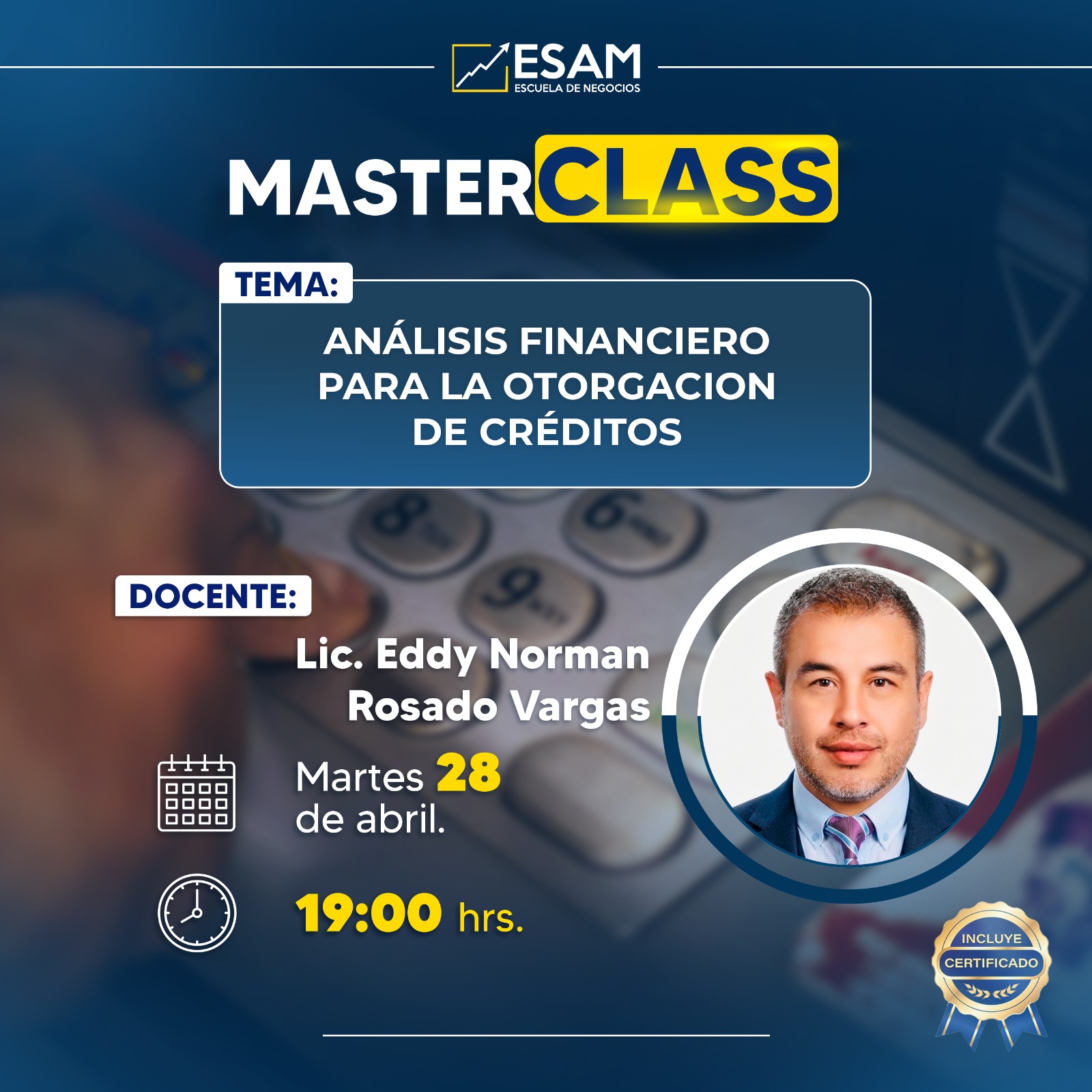 Portada del evento ANALISIS FINANCIERO PARA LA OTORGACION DE CREDITOS