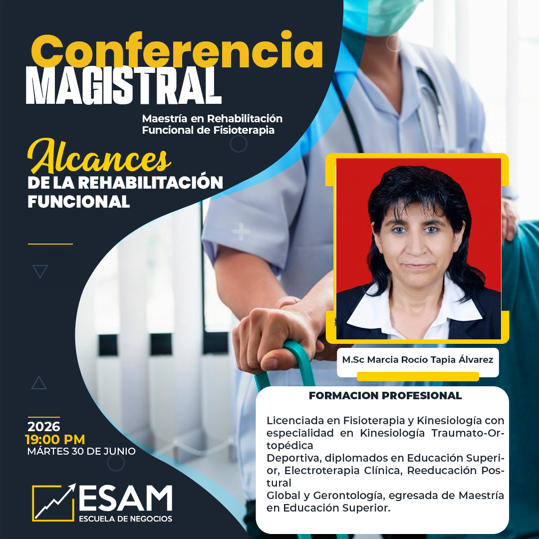 Portada del evento ALCANCES DE LA REHABILITACIÒN FUNCIONAL