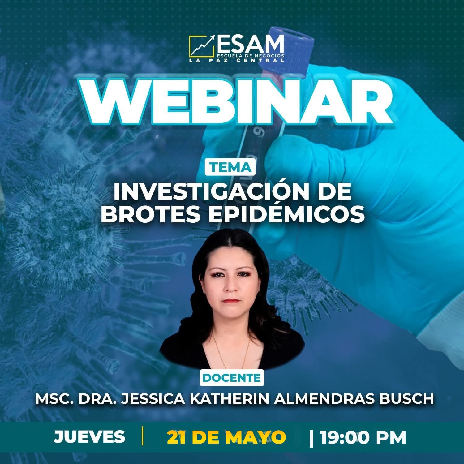 Portada del evento INVESTIGACIÓN DE BROTES EPIDÉMICOS