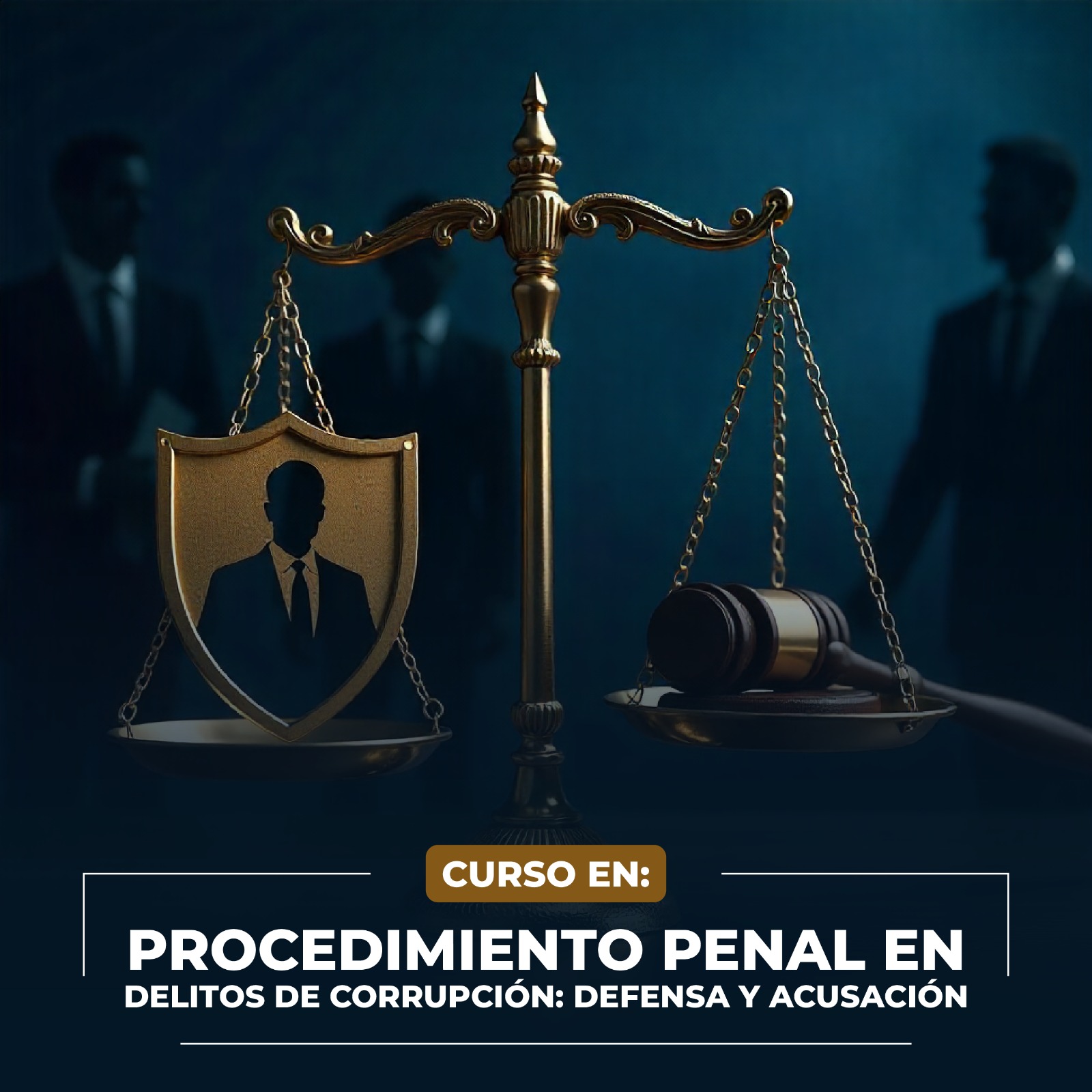Portada del evento PROCEDIMIENTO PENAL EN DELITOS DE CORRUPCION: DEFENSA Y ACUSACION