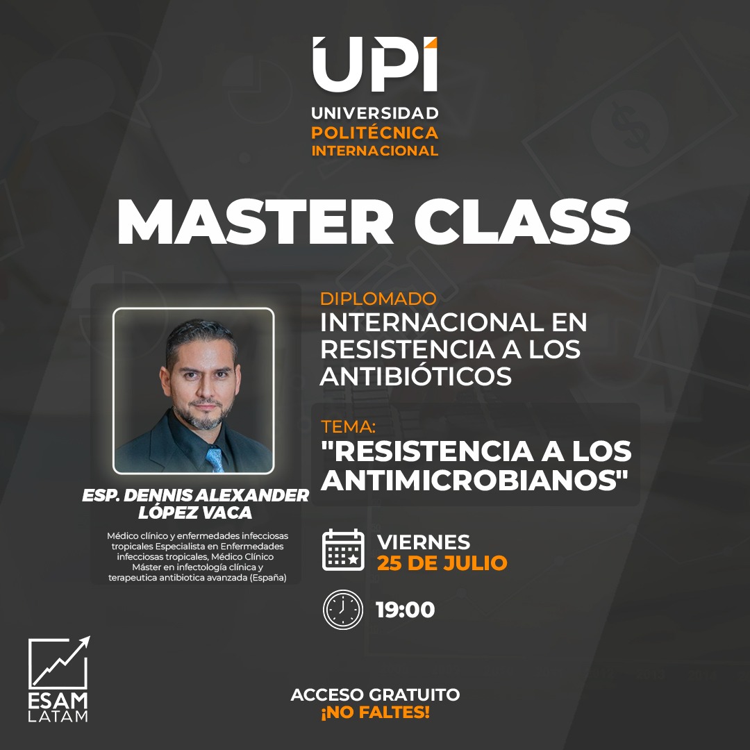 Portada del evento Resistencia a los antimicrobianos