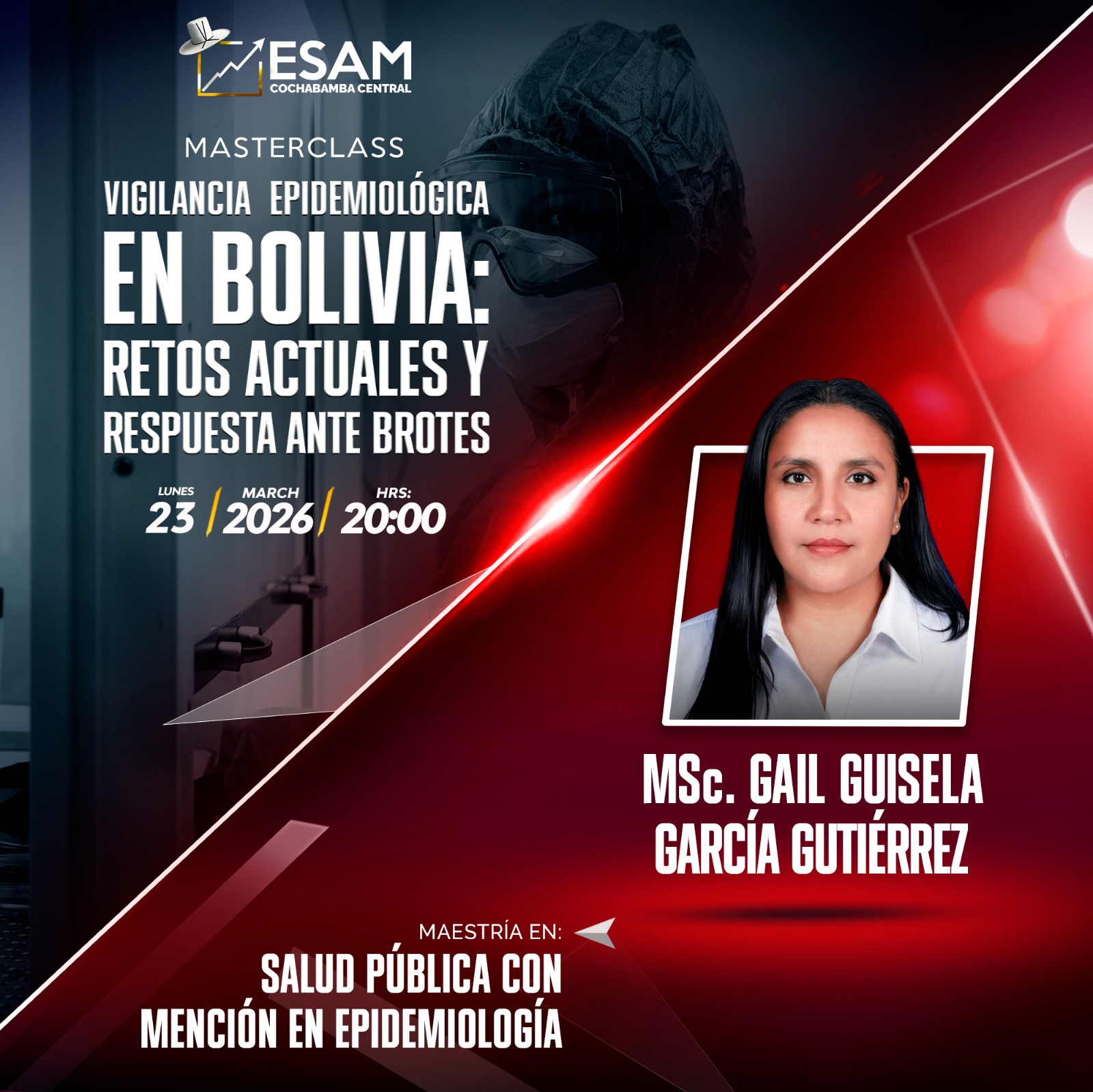 Portada del evento VIGILANCIA EPIDEMIOLÓGICA EN BOLIVIA: RETOS ACTUALES Y RESPUESTA ANTE BROTES