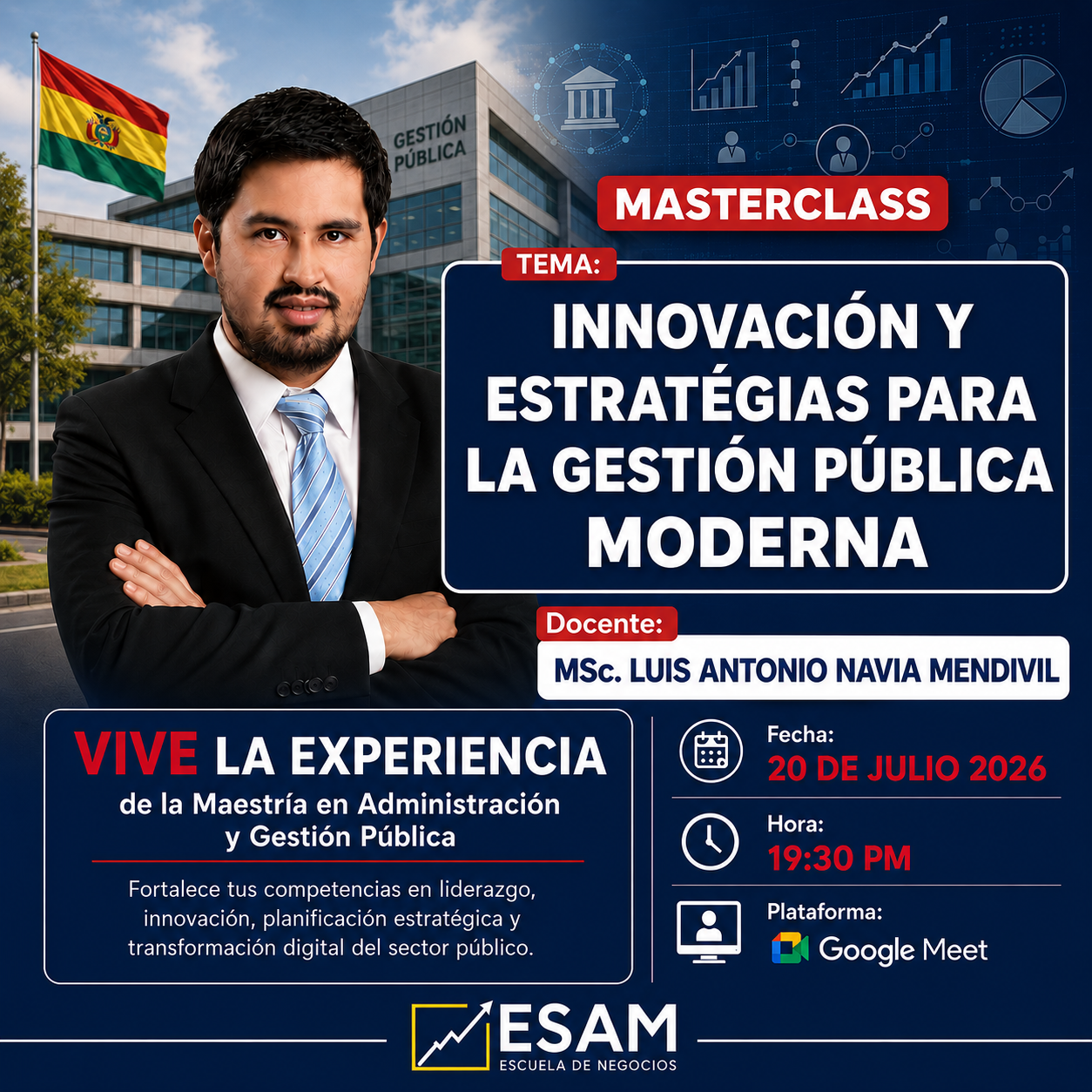 Portada del evento INNOVACIÓN Y ESTRATÉGIAS PARA LA GESTIÓN PÚBLICA MODERNA