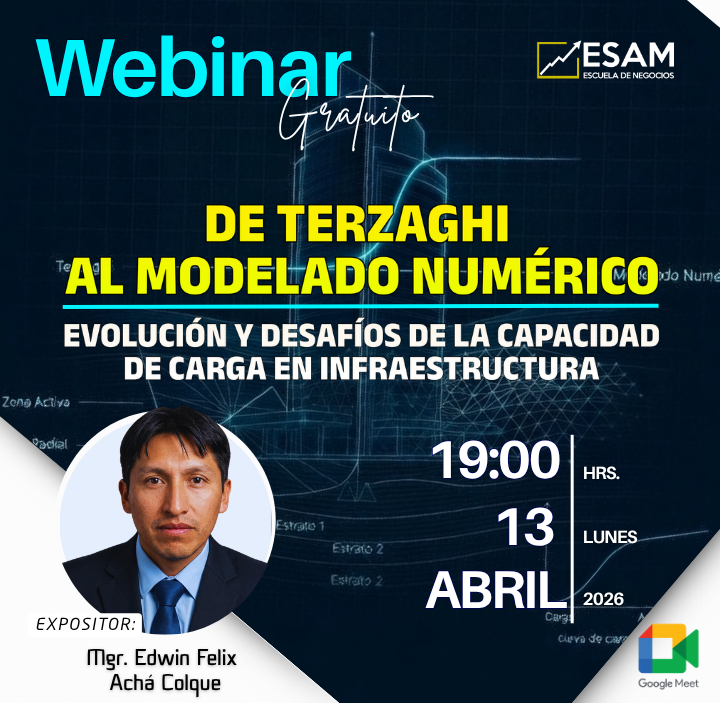 Portada del evento DE TERZAGHI AL MODELADO NUMÉRICO