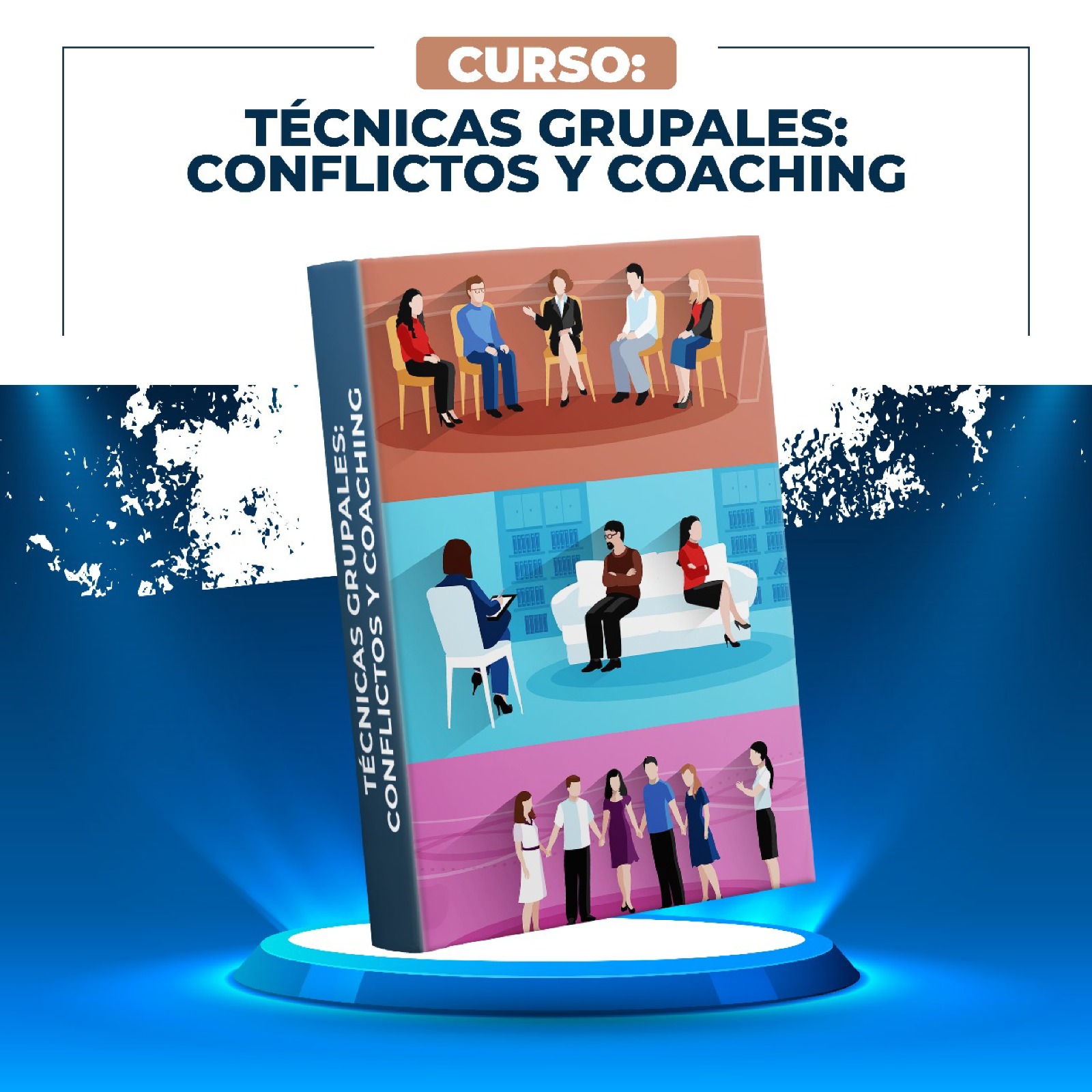 Portada del evento TECNICAS GRUPALES: CONFLICTOS Y COACHING