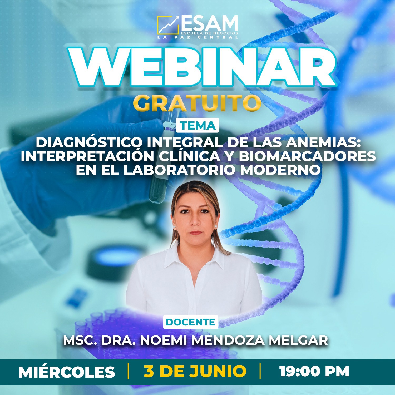 Imagen del evento Diagnóstico Integral de las Anemias: Interpretación Clínica y Biomarcadores en el Laboratorio Moderno