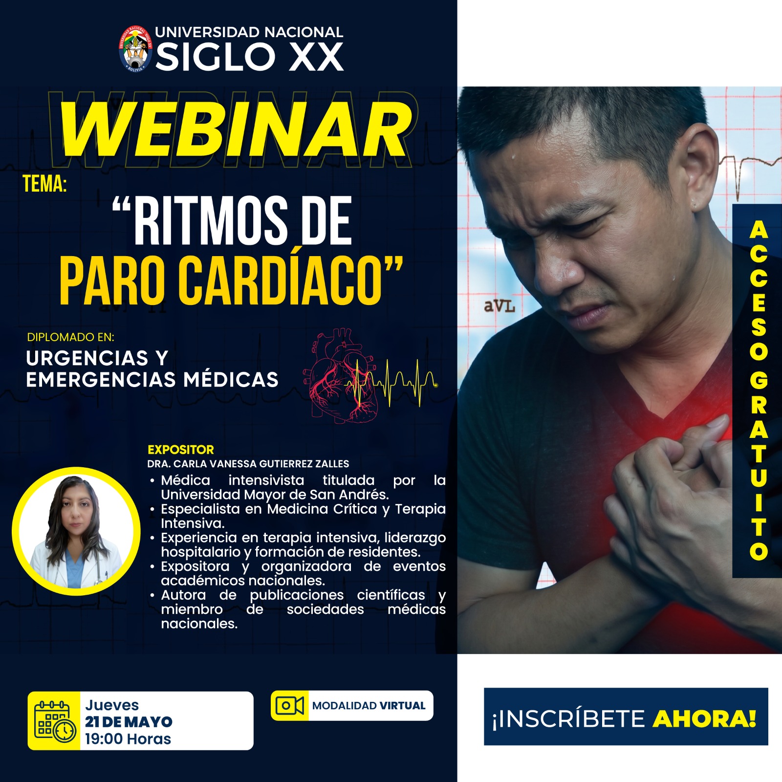 Portada del evento RITMOS DE PARO CARDÍACO