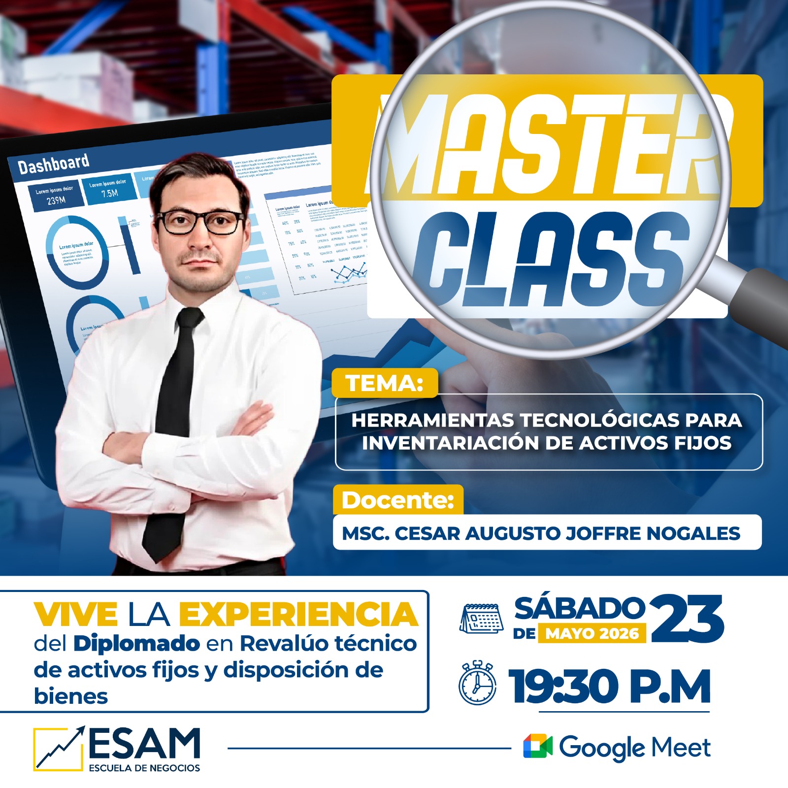 Portada del evento HERRAMIENTAS TECNOLOGICAS PARA INVENTARIACION DE ACTIVOS FIJOS