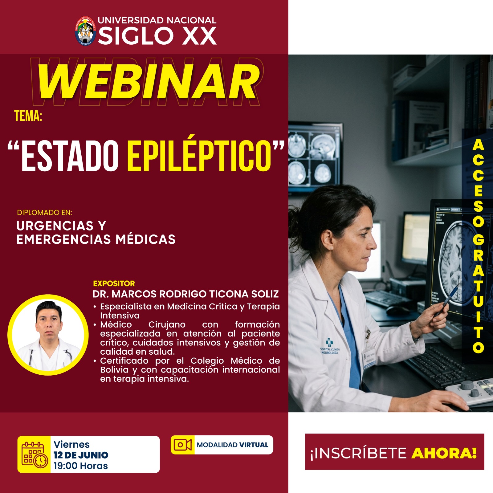 Portada del evento ESTADO EPILÉPTICO