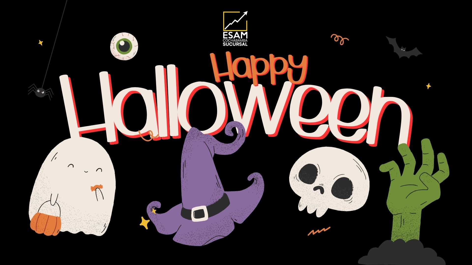 Portada de la actividad Concurso ESAM CBBA 2 - Feliz Halloween