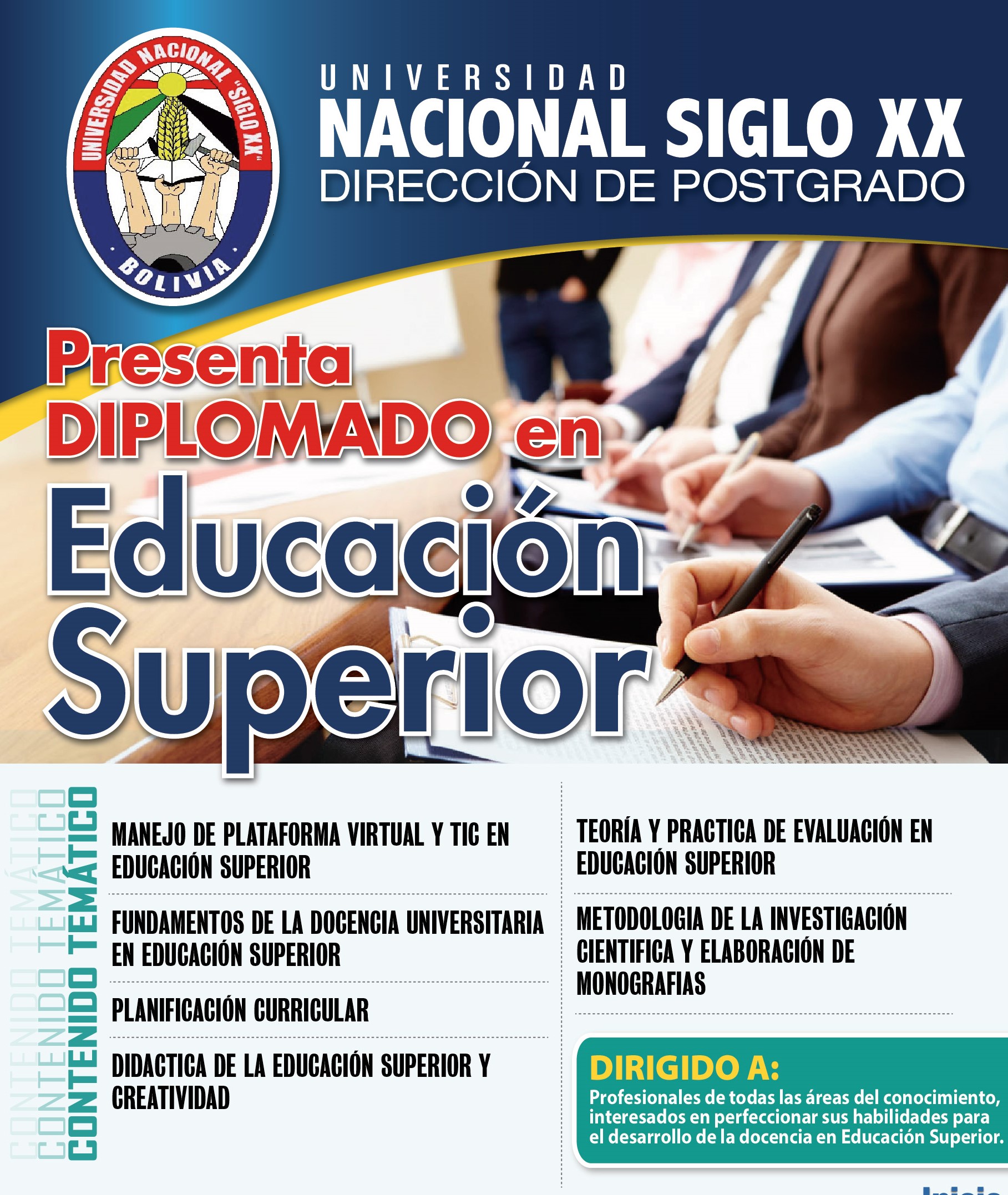 Pordata del programa Diplomado Educacion Especial