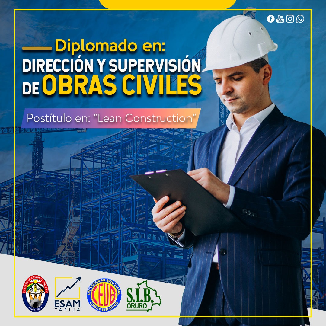 Pordata del programa Diplomado en Dirección y Supervisión de Obras Civiles