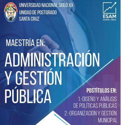 Pordata del programa Maestría ADMINISTRACION Y GESTION PUBLICA