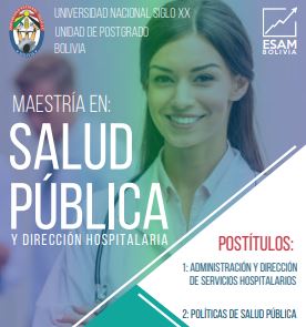 Pordata del programa Maestría salud pública y dirección hospitalaria