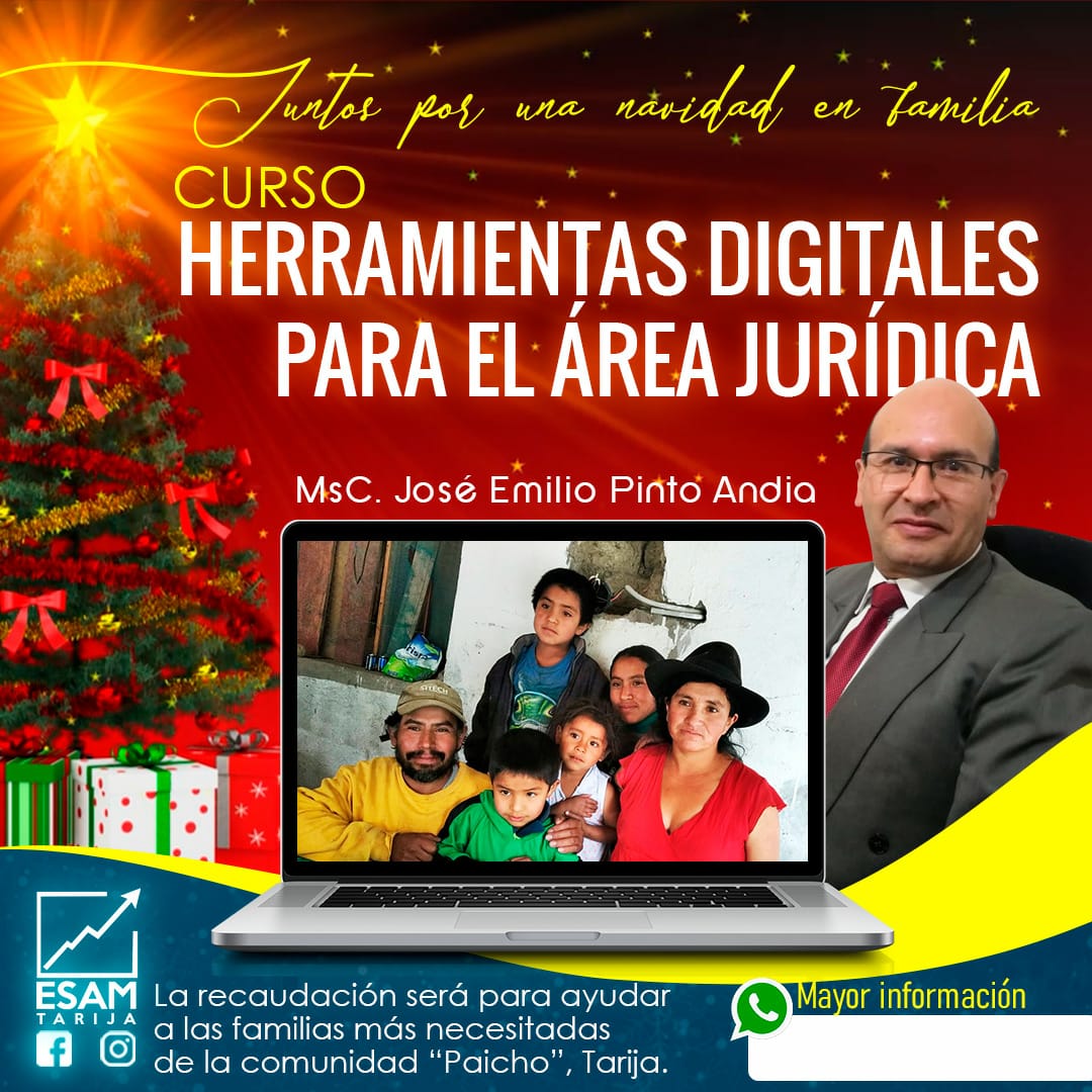 Pordata del programa Esam Cursos Herramientas Digitales en el Área Jurídica