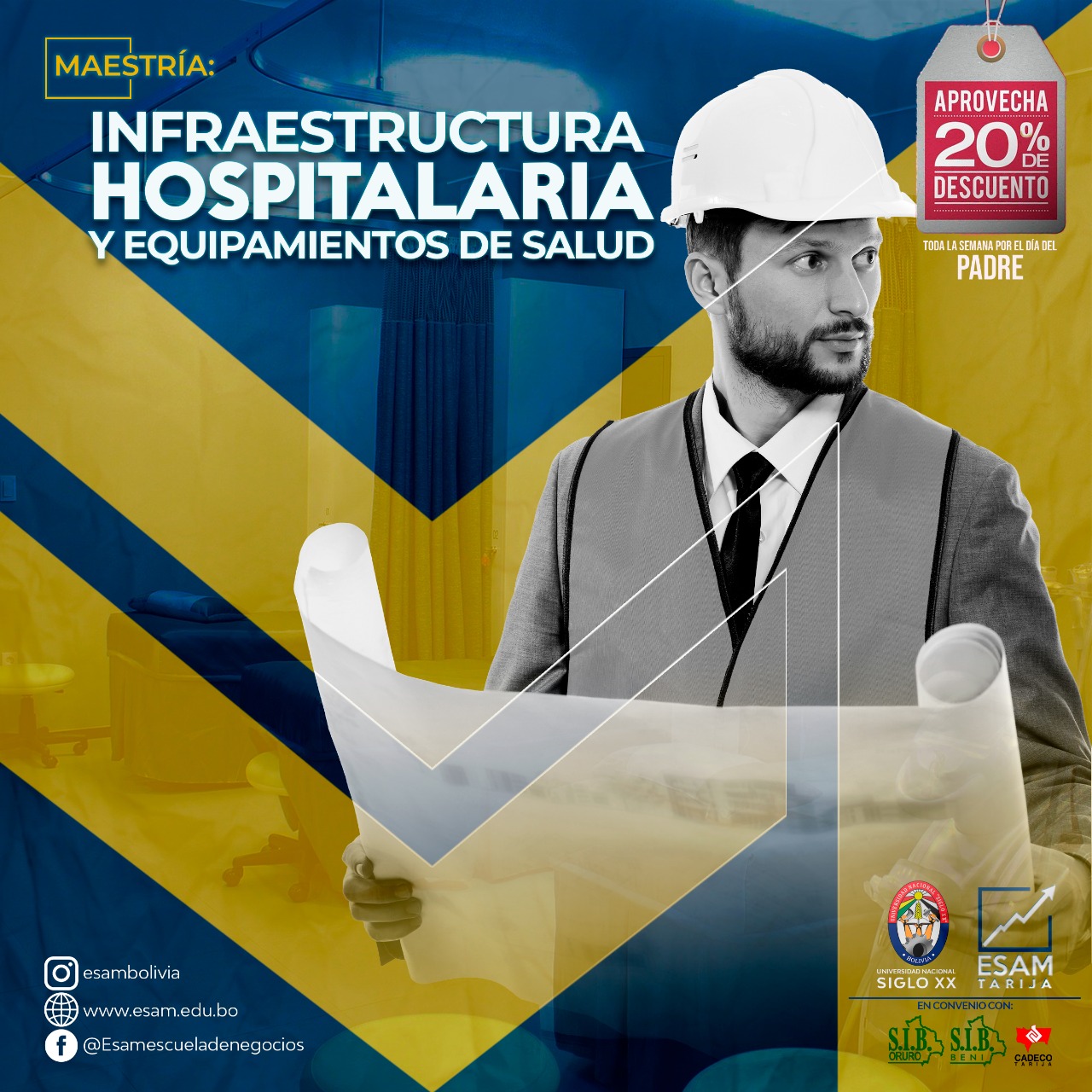 Pordata del programa Maestría EN INFRAESTRUCTURA HOSPITALARIA Y EQUIPAMIENTOS DE SALUD