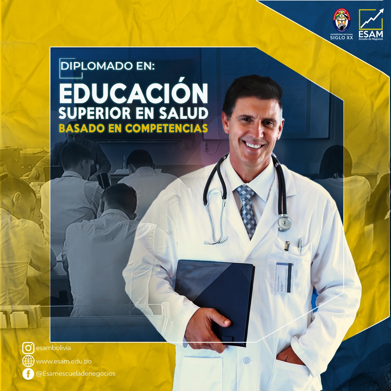 Pordata del programa Diplomado En Educación Superior para la Salud Basado en Competencias