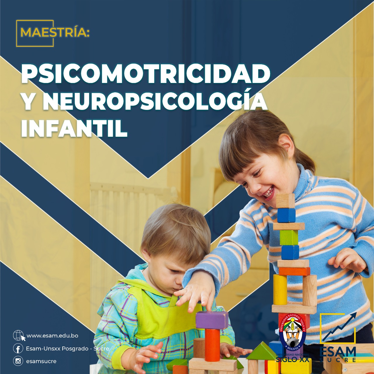 Maestría en Psicomotricidad y Neuropsicología Infantil.