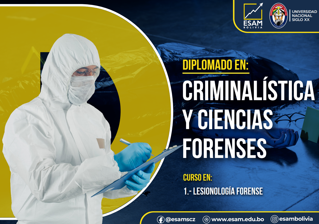 Diplomado EN CRIMINALÍSTICA Y CIENCIAS FORENSES
