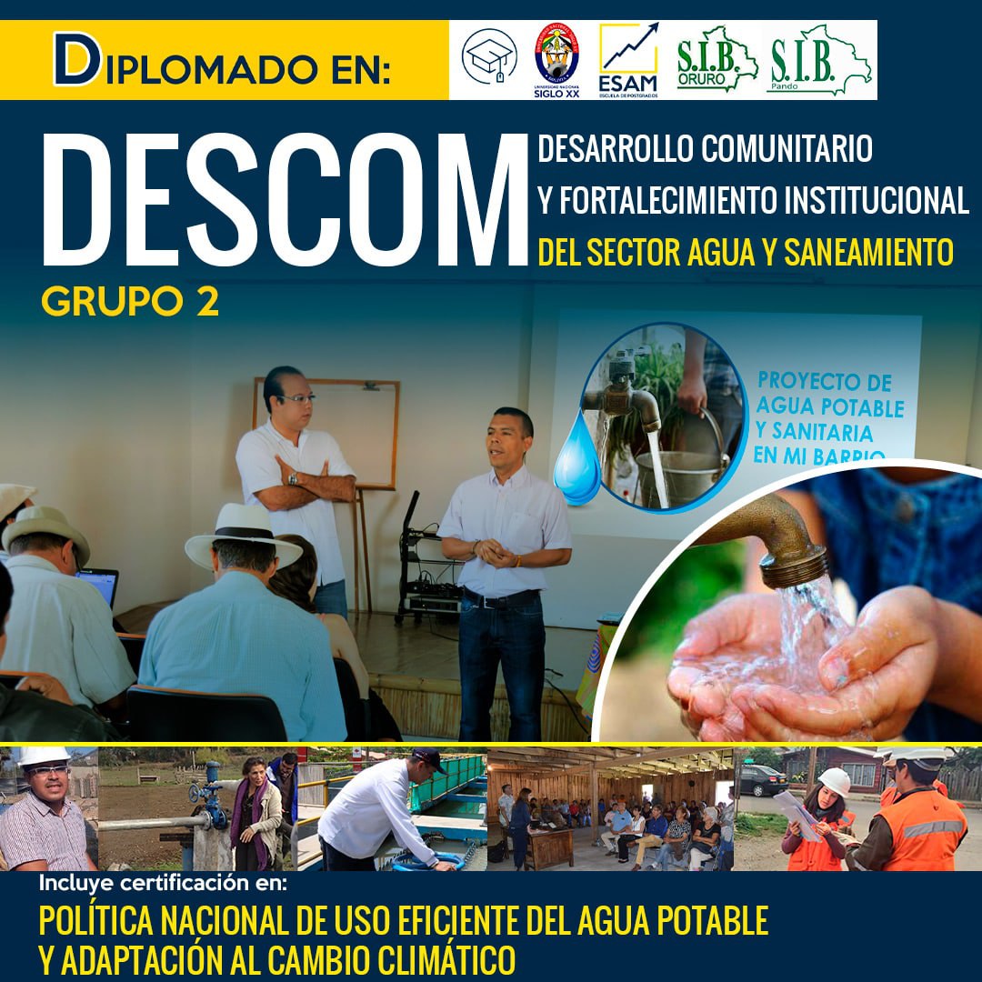 Diplomado Desarrollo Comunitario y Fortalecimiento Institucional del Sector Agua y Saneamiento