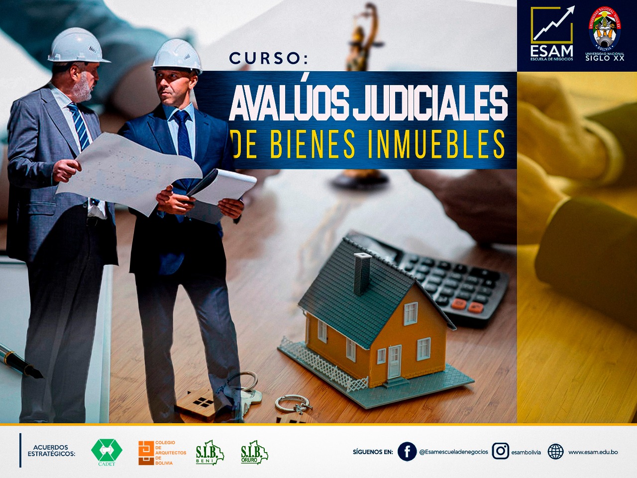 Pordata del programa Esam Cursos AVALÚOS JUDICIALES DE BIENES INMUEBLES