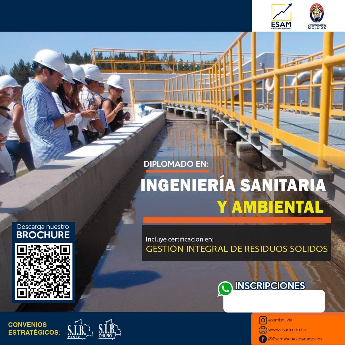 Pordata del programa Diplomado Ingenieria Sanitaria y Ambiental