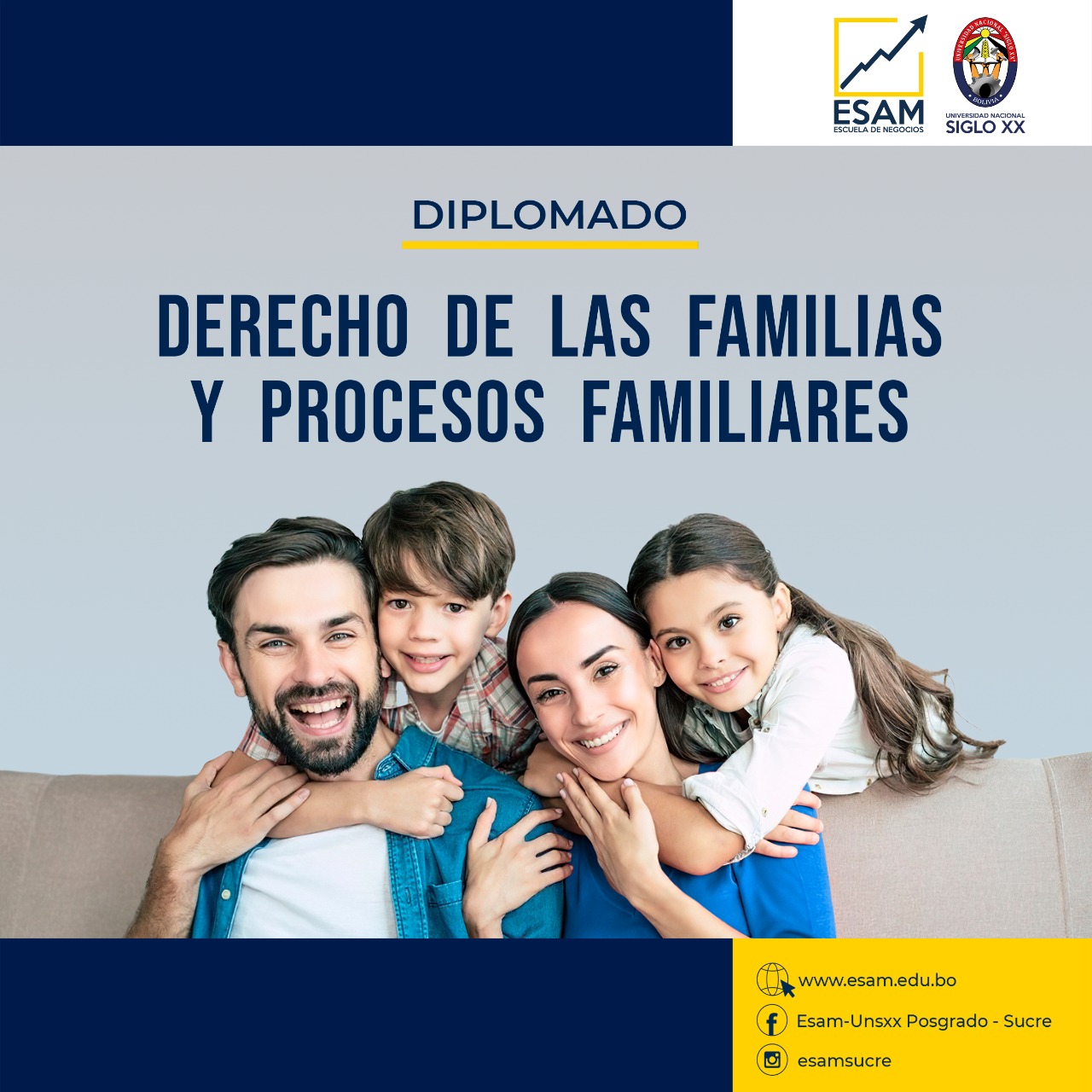 Diplomado DERECHO DE LAS FAMILIAS Y PROCESOS FAMILIARES.