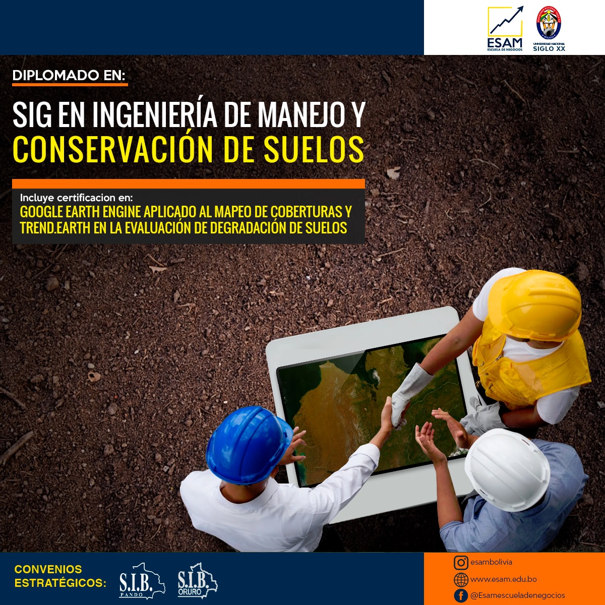 Diplomado SIG EN INGENIERIA DE MANEJO Y CONSERVACION DE SUELOS