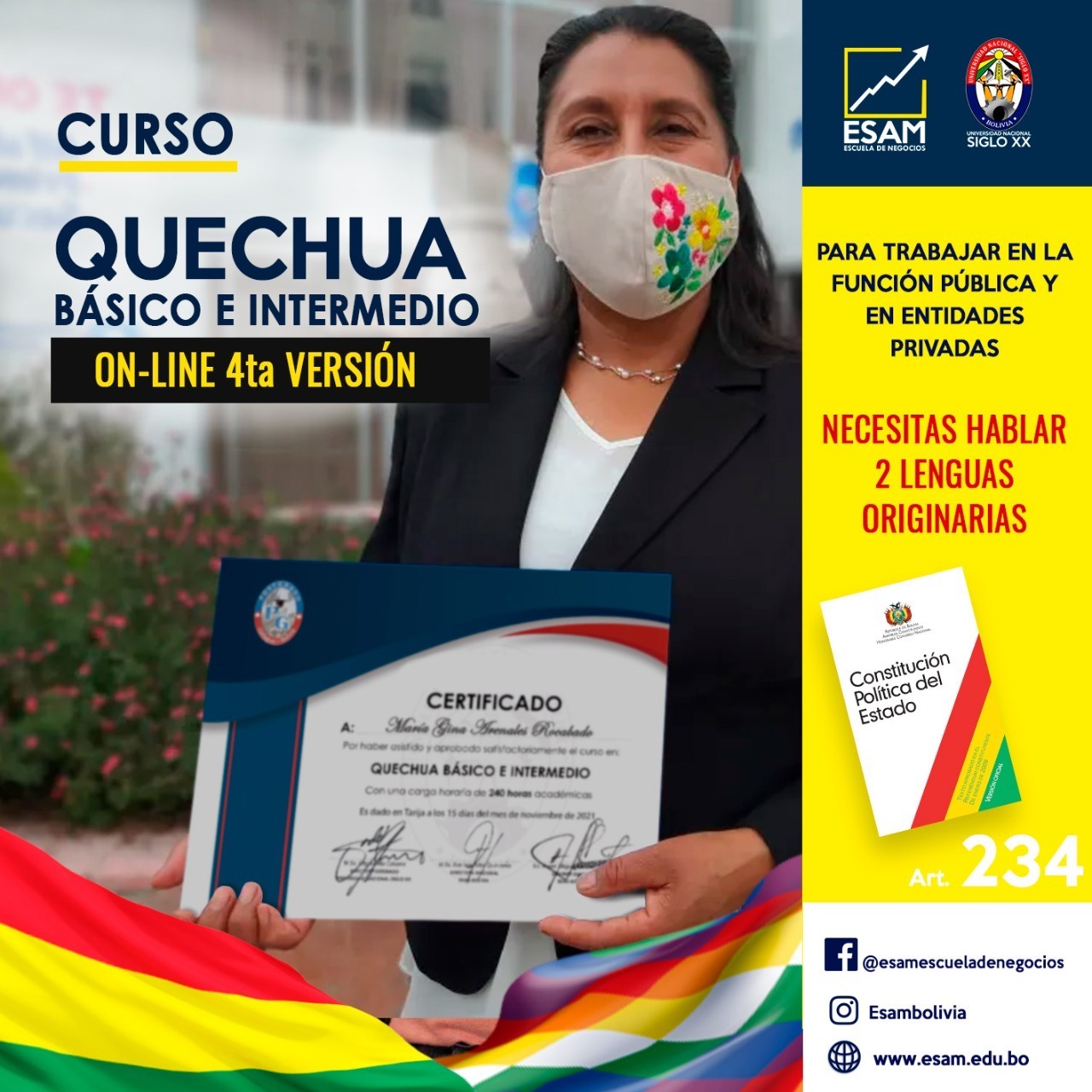Esam Cursos Quechua Básico e Intermedio (V4 G1 2022 S7)