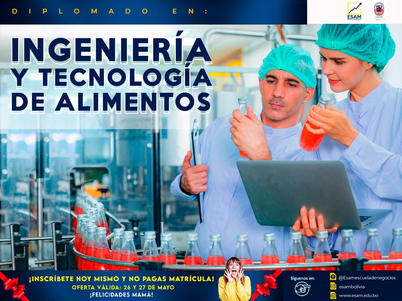 Diplomado EN INGENIERIA Y TECNOLOGIA DE ALIMENTOS
