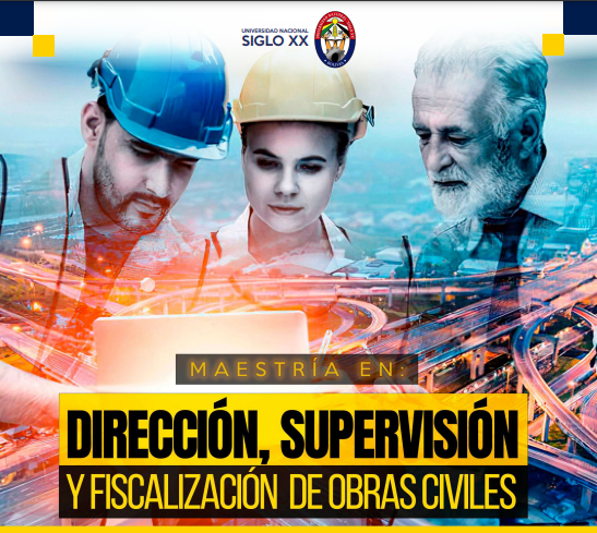 Pordata del programa Maestría EN DIRECCIÓN, SUPERVISION Y FISCALIZACIÓN DE OBRAS CIVILES