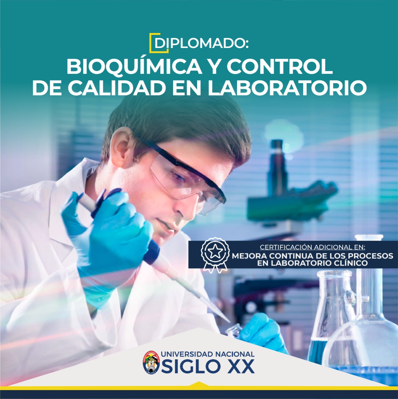 Pordata del programa Diplomado BIOQUÍMICA Y CONTROL DE CALIDAD EN LABORATORIO