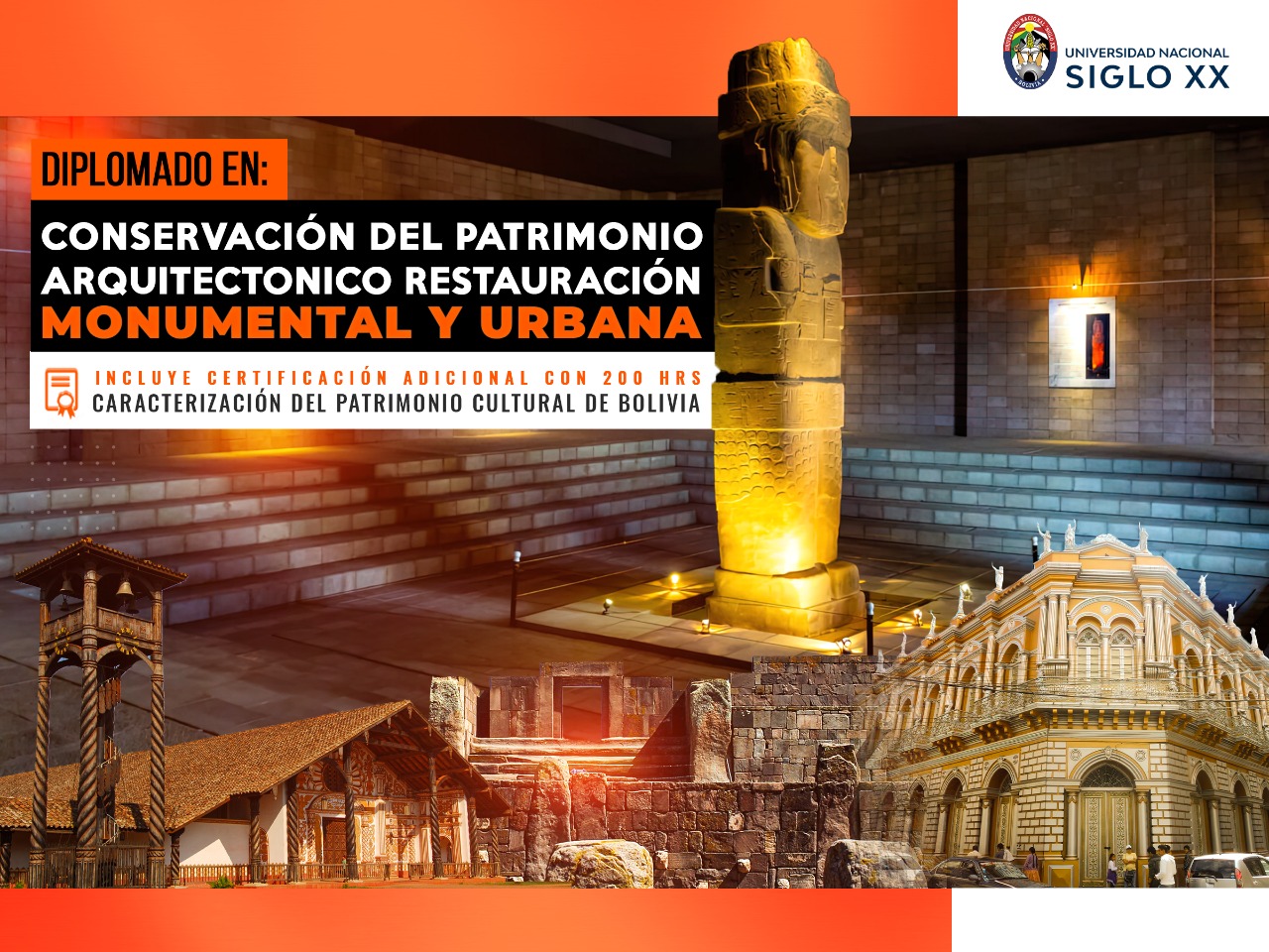 Diplomado Conservación del Patrimonio Arquitectónico restauración monumental y urbana