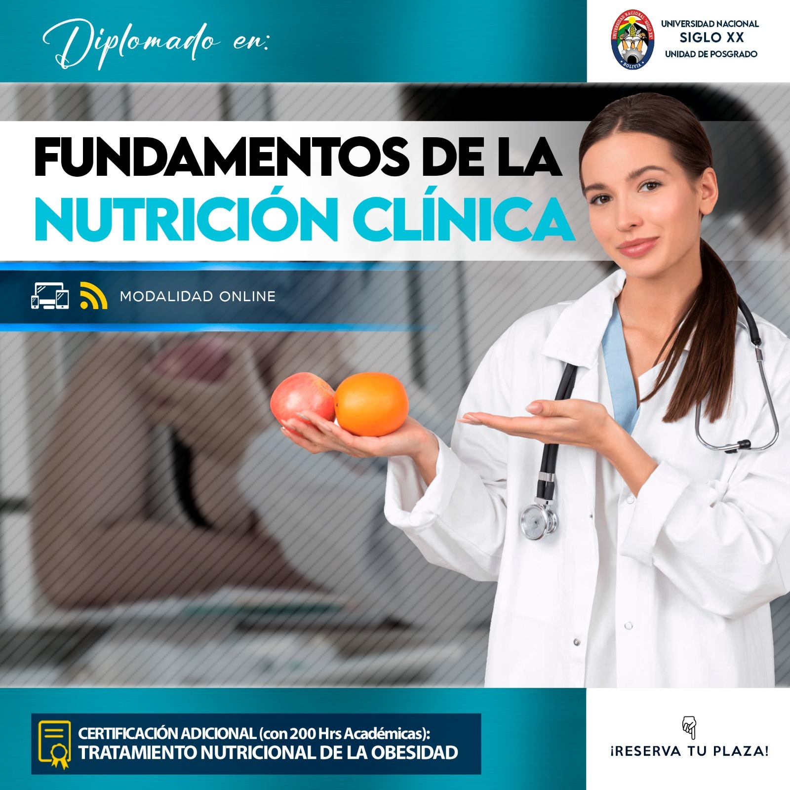 Diplomado FUNDAMENTOS DE LA NUTRICIÓN CLÍNICA