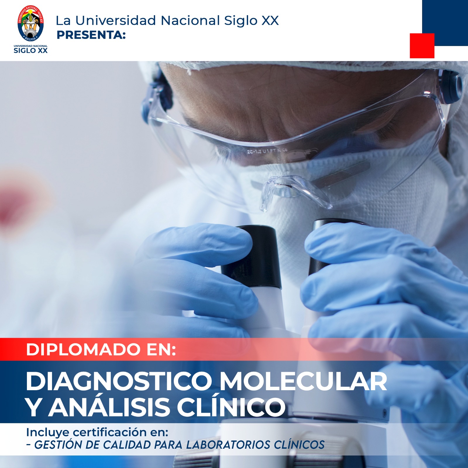 Diplomado DIPLOMADO EN DIAGNOSTICO MOLECULAR Y ANÁLISIS CLÍNICO