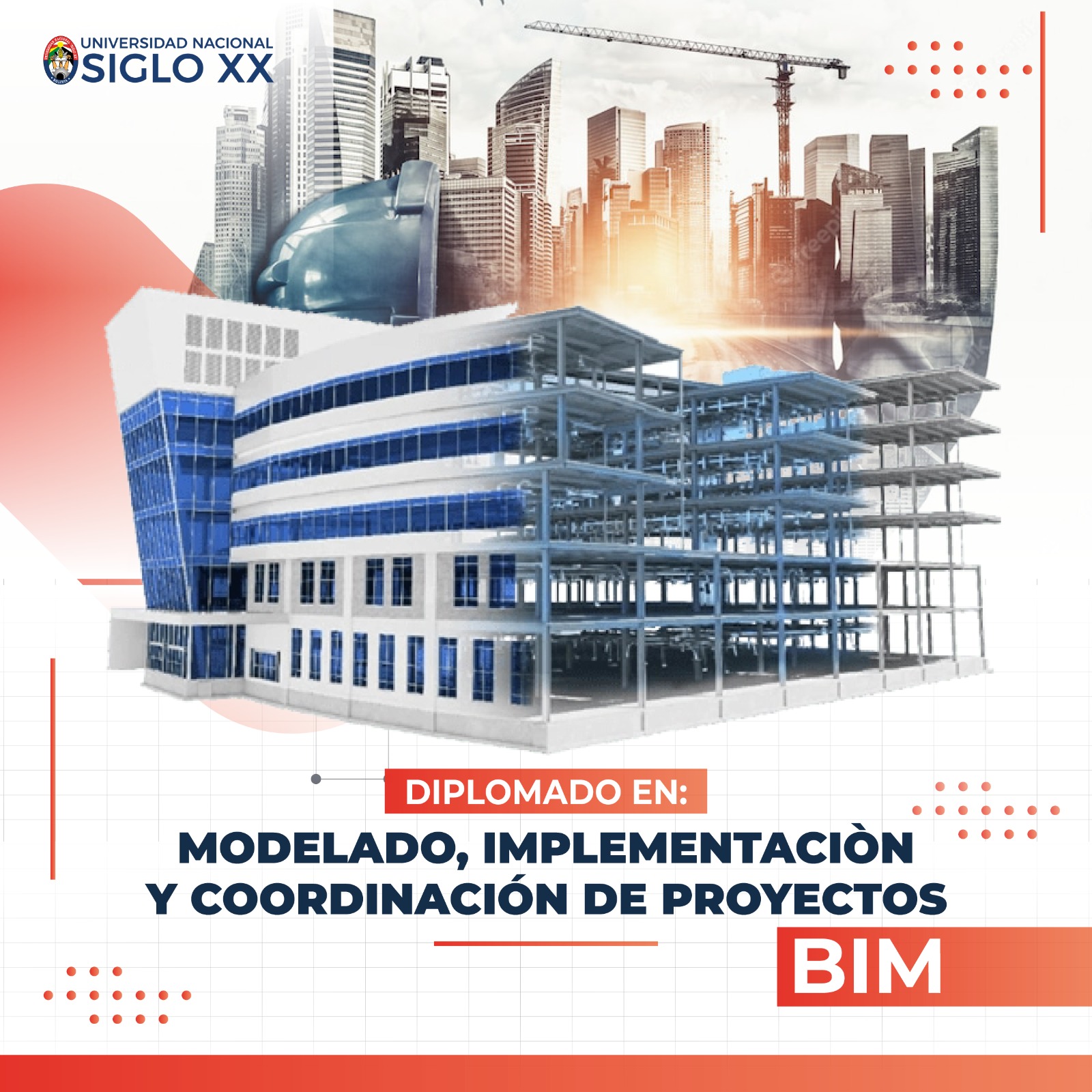 Pordata del programa Diplomado Modelado, Implementación y Coordinación de Proyectos BIM