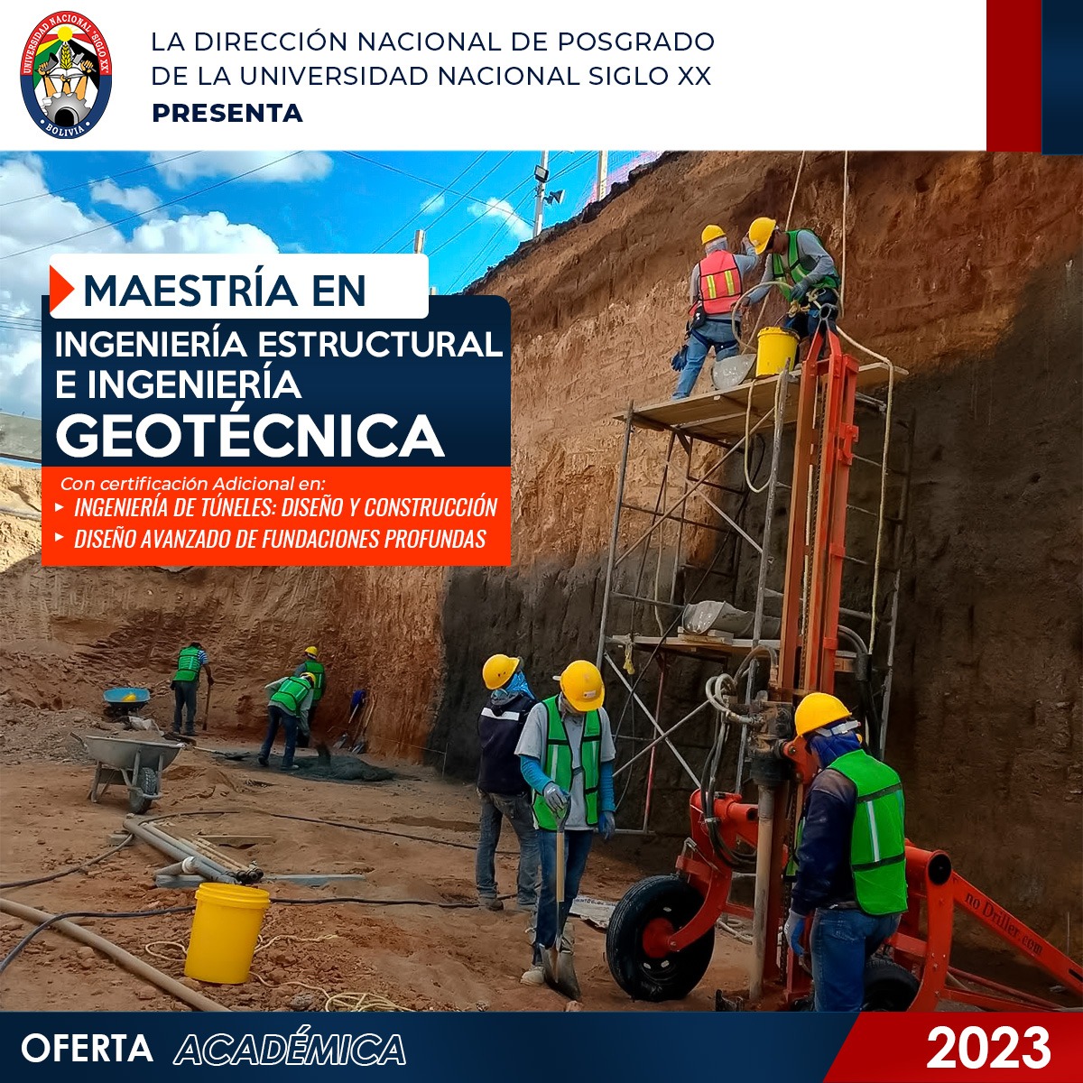 Pordata del programa Diplomado Ingeniería Hidráulica e Hidrológica