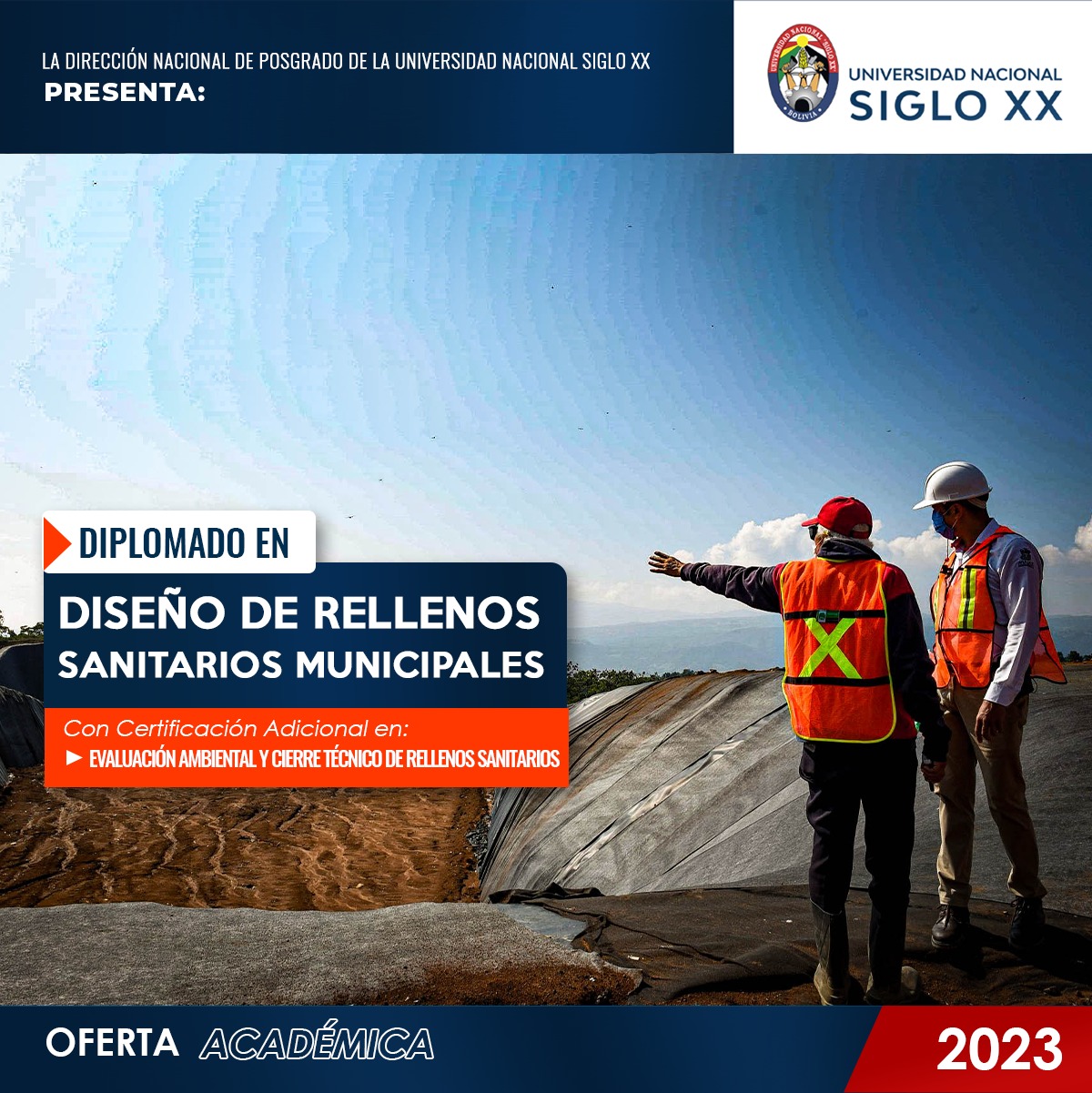 Pordata del programa Diplomado DISEÑO DE RELLENOS SANITARIOS MUNICIPALES