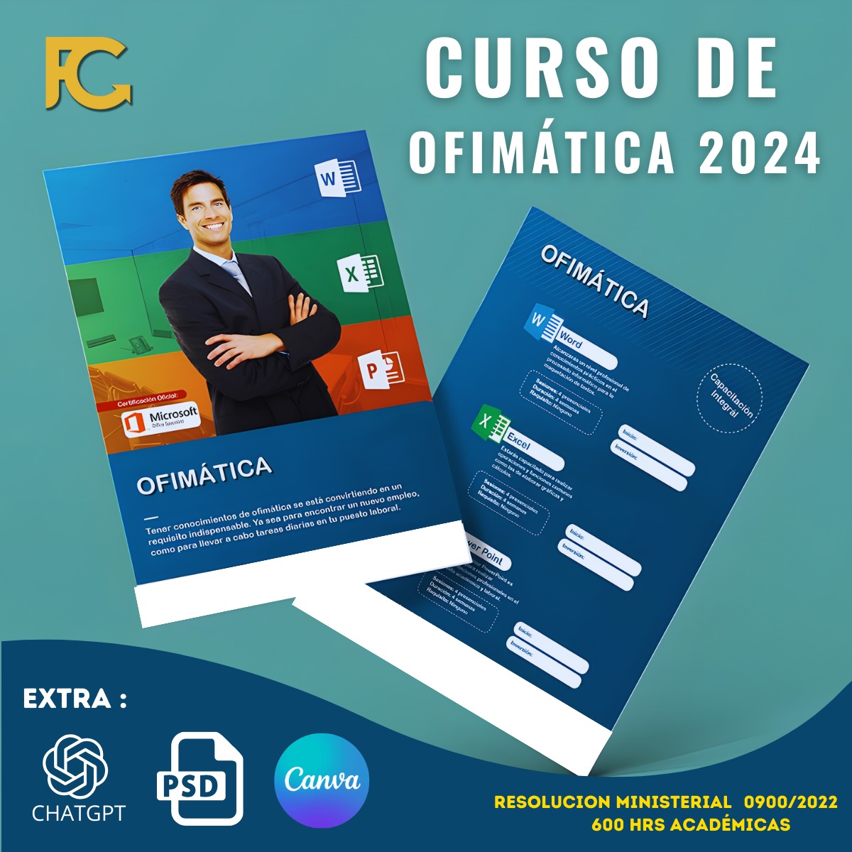 Pordata del programa Esam Cursos Ofimática 2024