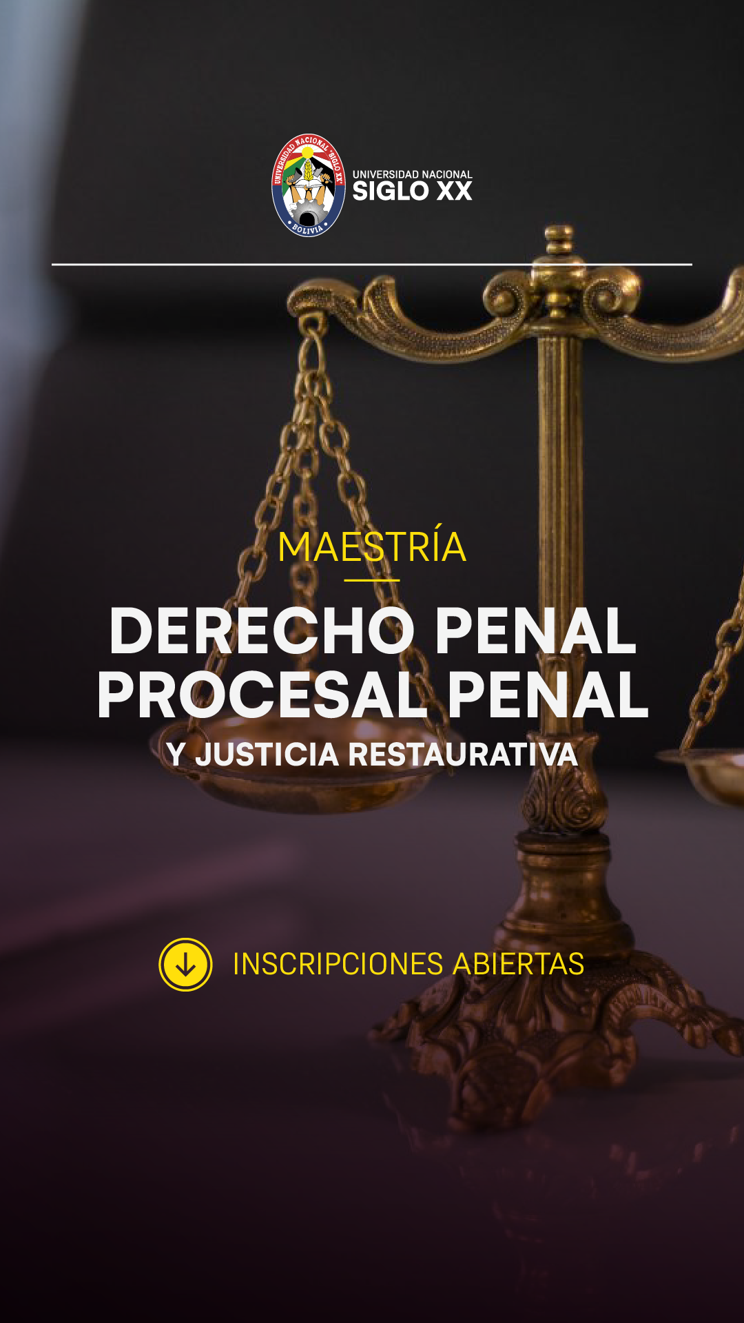 Maestría MAESTRÍA EN DERECHO PENAL, PROCESAL PENAL Y JUSTICIA RESTAURATIVA