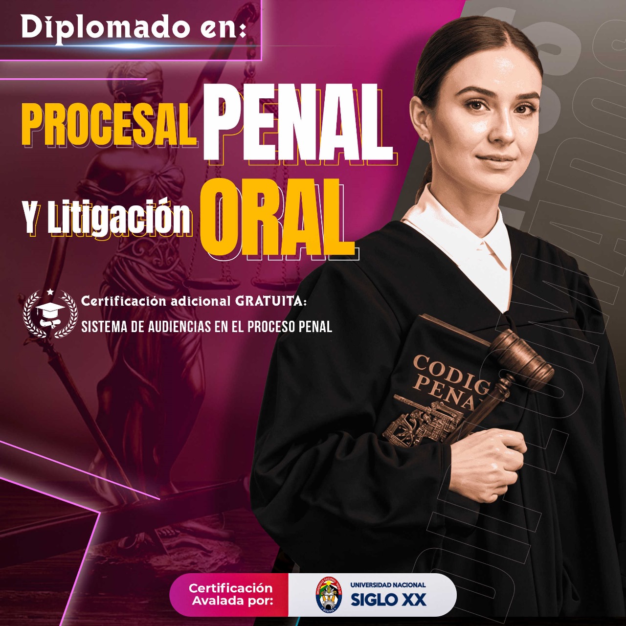 Diplomado DIPLOMADO EN PROCESAL PENAL Y LITIGACIÓN ORAL