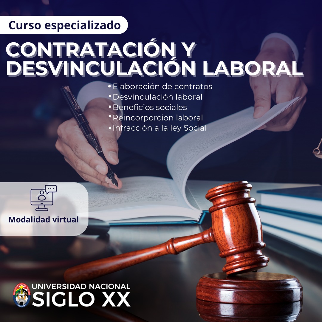 Pordata del programa Esam Cursos CONTRATACIÓN Y DESVINCULACIÓN LABORAL