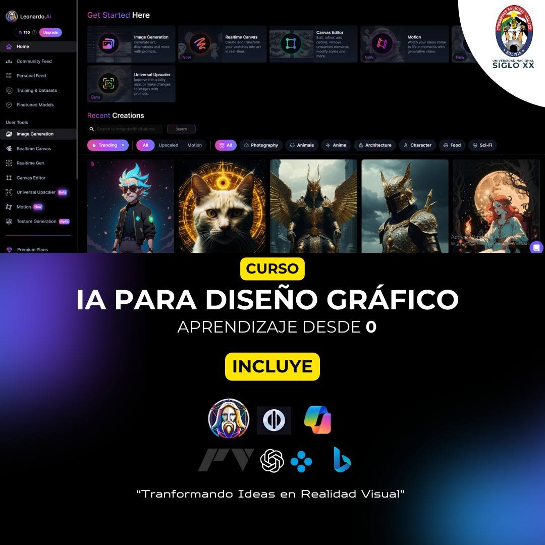 Pordata del programa Esam Cursos IA para diseño gráfico