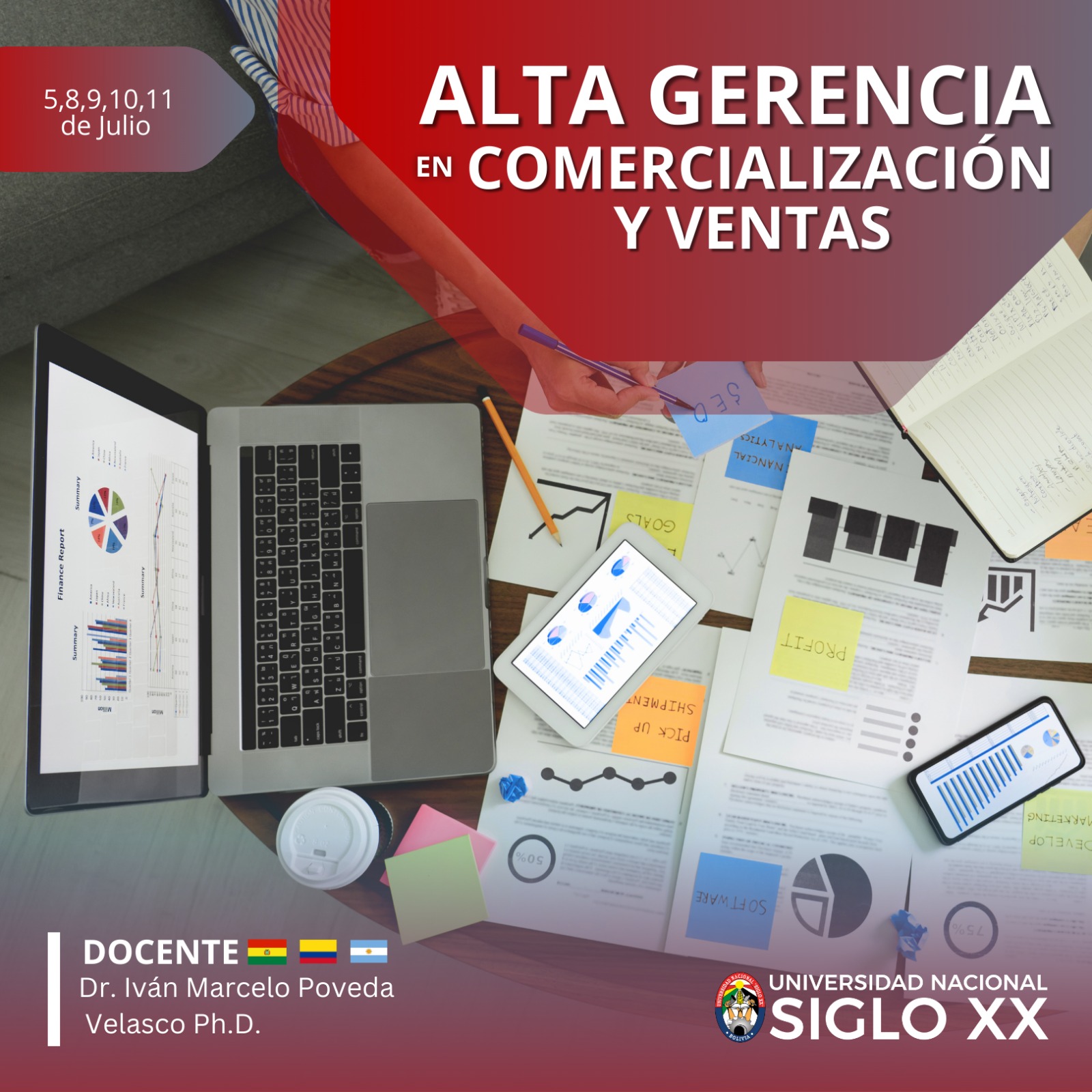 Pordata del programa Esam Cursos ALTA GERENCIA EN COMERCIALIZACIÓN Y VENTAS