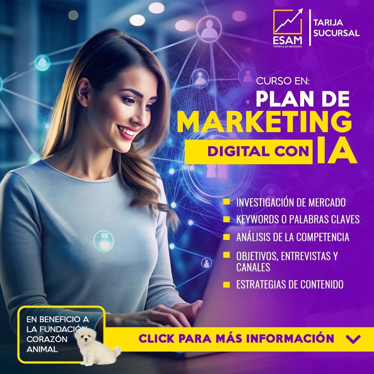 Esam Cursos PLAN DE MARKETING DIGITAL CON INTELIGENCIA ARTIFICIAL