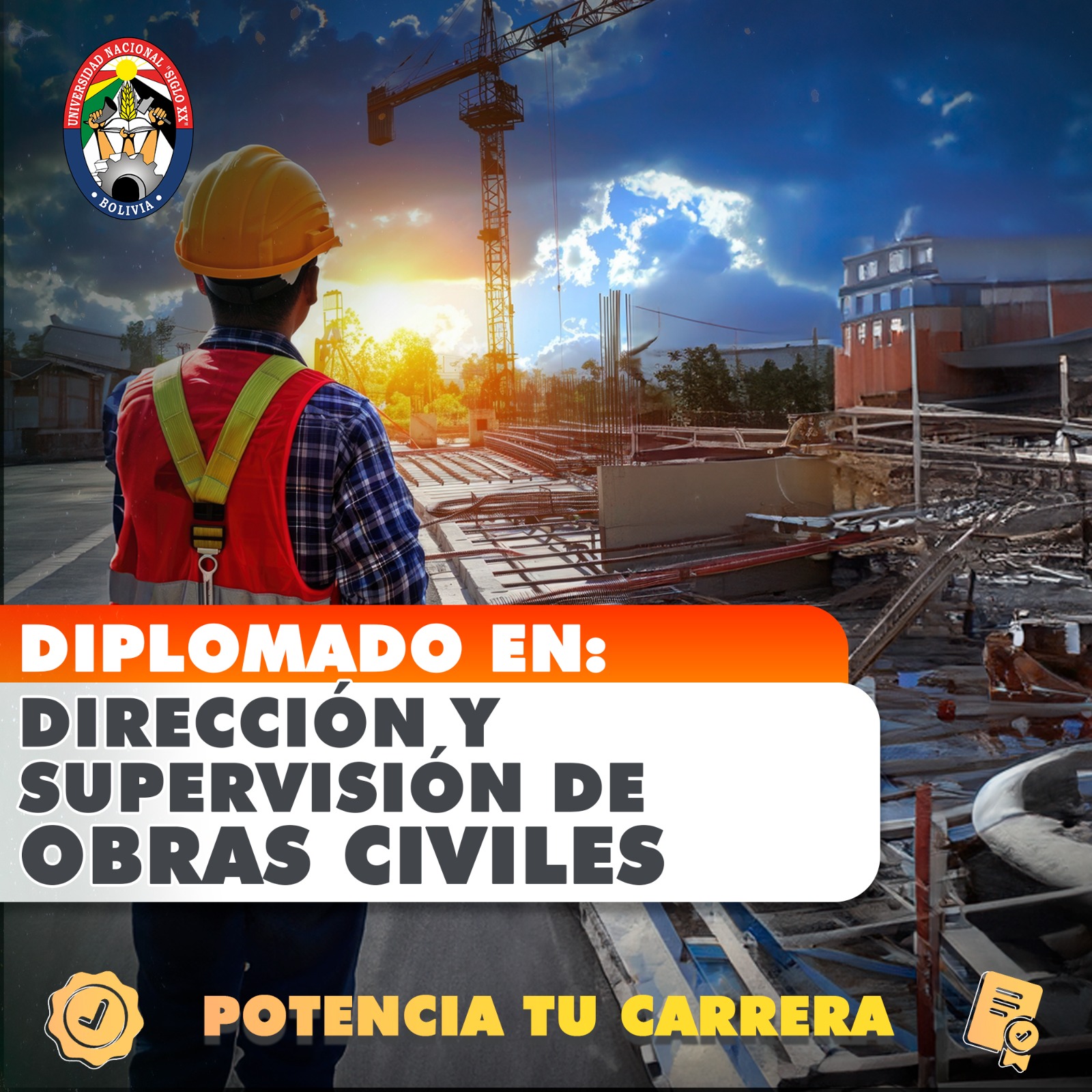 Diplomado DIPLOMADO EN DIRECCIÓN Y SUPERVISIÓN DE OBRAS CIVILES