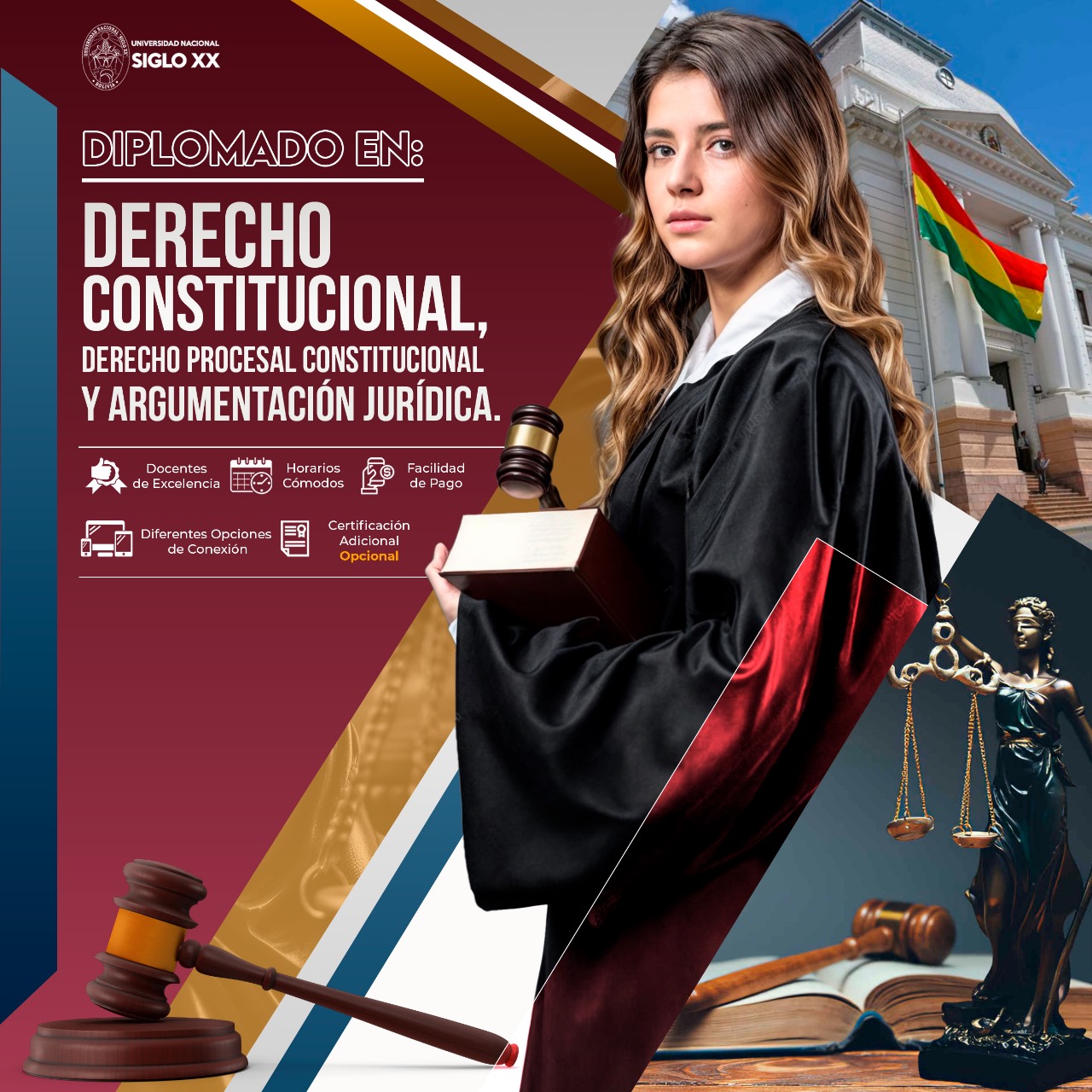 Diplomado DIPLOMADO EN DERECHO CONSTITUCIONAL, DERECHO PROCESAL CONSTITUCIONAL Y ARGUMENTACIÓN JURÍDICA